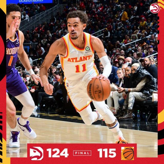 AIYOUXI-特雷·扬终结太阳连胜 混乱东部老鹰已经回归战局